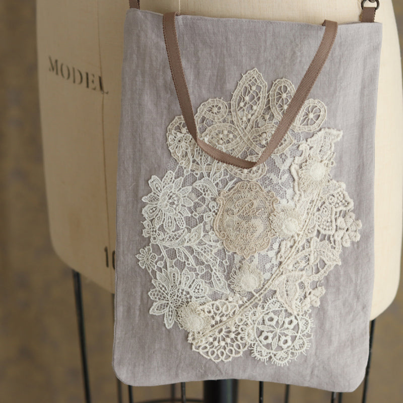 [Scheduled to arrive in mid-June 2024] Lacy Collage Petite Bag [Now accepting reservations]