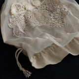 [Scheduled to arrive in mid-May 2024] Lacy Collage Drawstring Purse Medium [Now accepting reservations]