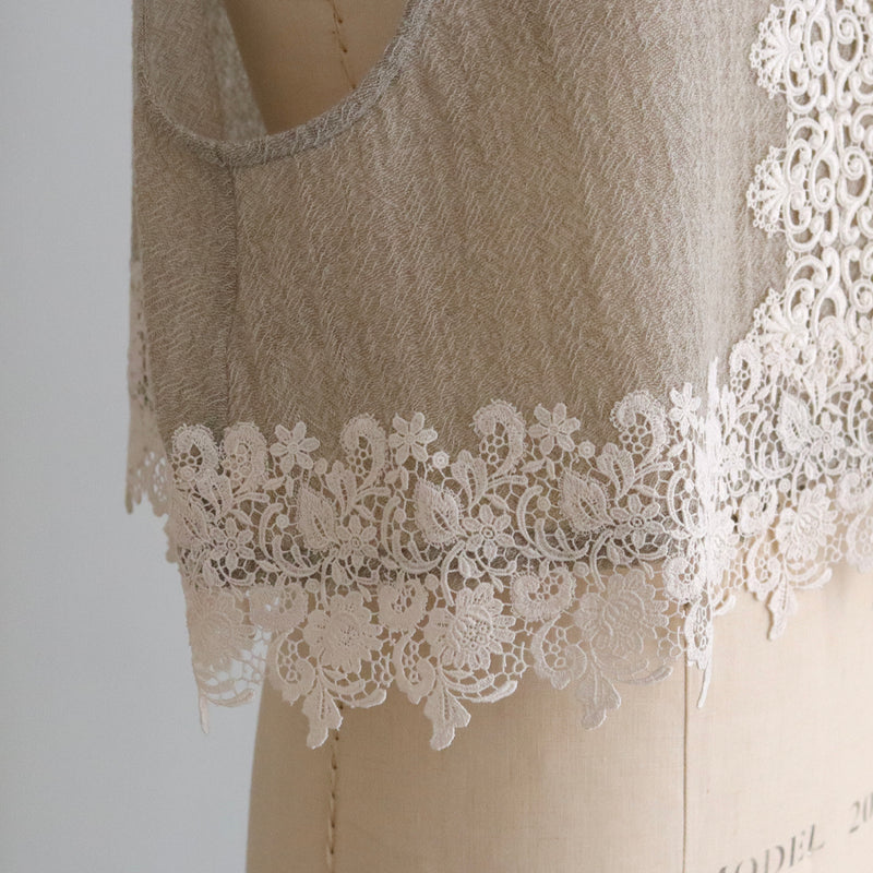 ウールガーゼlacyベスト