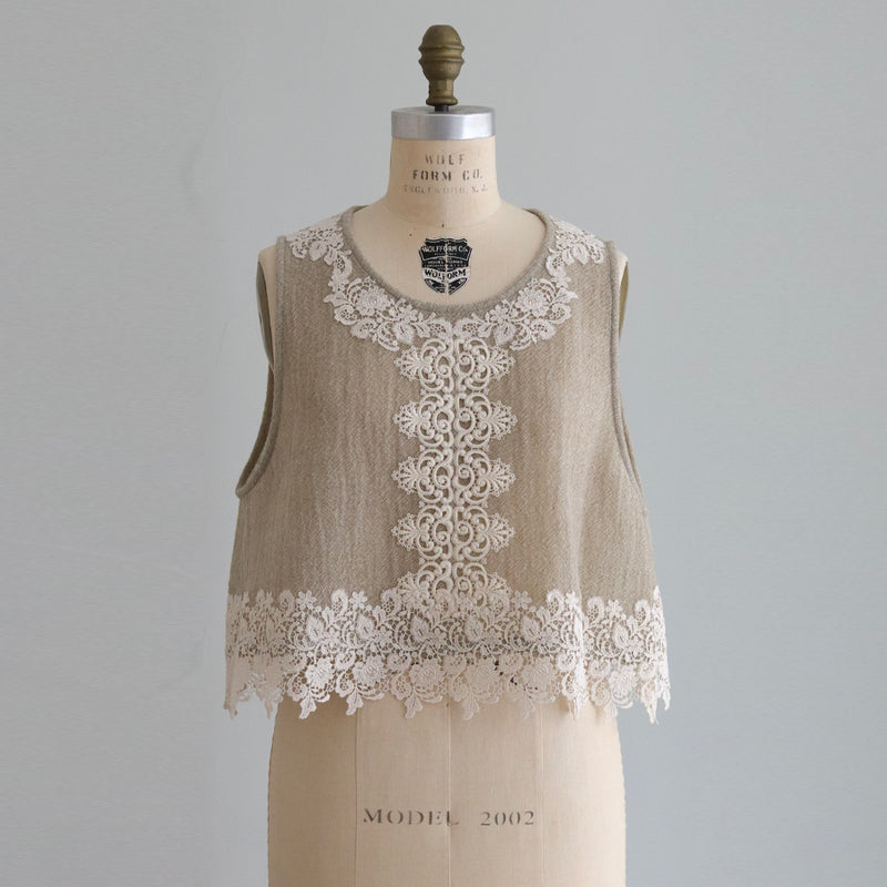 ウールガーゼlacyベスト