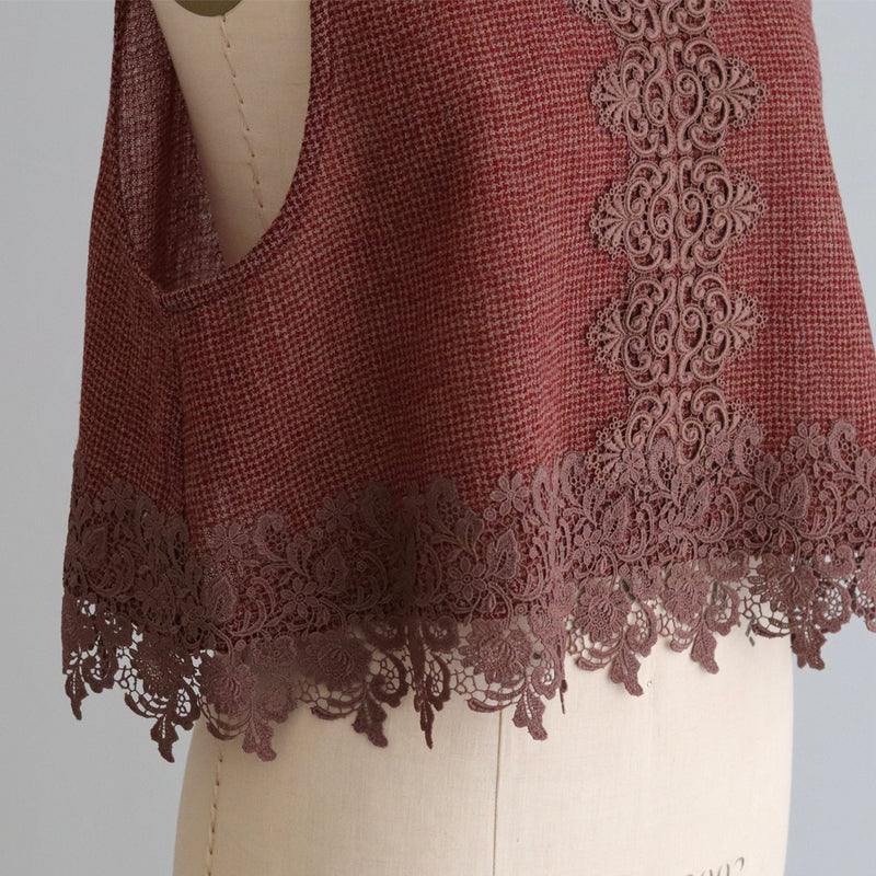 ウールガーゼlacyベスト