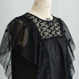 [No. 9261] Blus Lengan Terompet Katun Washed Natural [Perkiraan Tersedia Akhir Mei 2026]