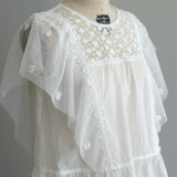[No. 9261] Blus Lengan Terompet Katun Washed Natural [Perkiraan Tersedia Akhir Mei 2026]