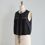〔No.9260〕Blus Tanpa Lengan Katun Washed Alami [Perkiraan tiba akhir Mei 2026]