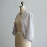 [No.9242] Bolero Renda Katun Washer Tulle [Perkiraan tiba akhir Mei 2026]