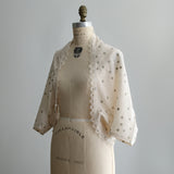 [No.9242] Bolero Renda Katun Washer Tulle [Perkiraan tiba akhir Mei 2026]