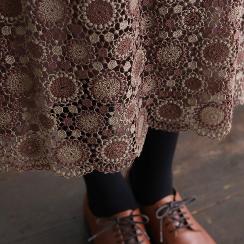 てまりウールケミカルスカート