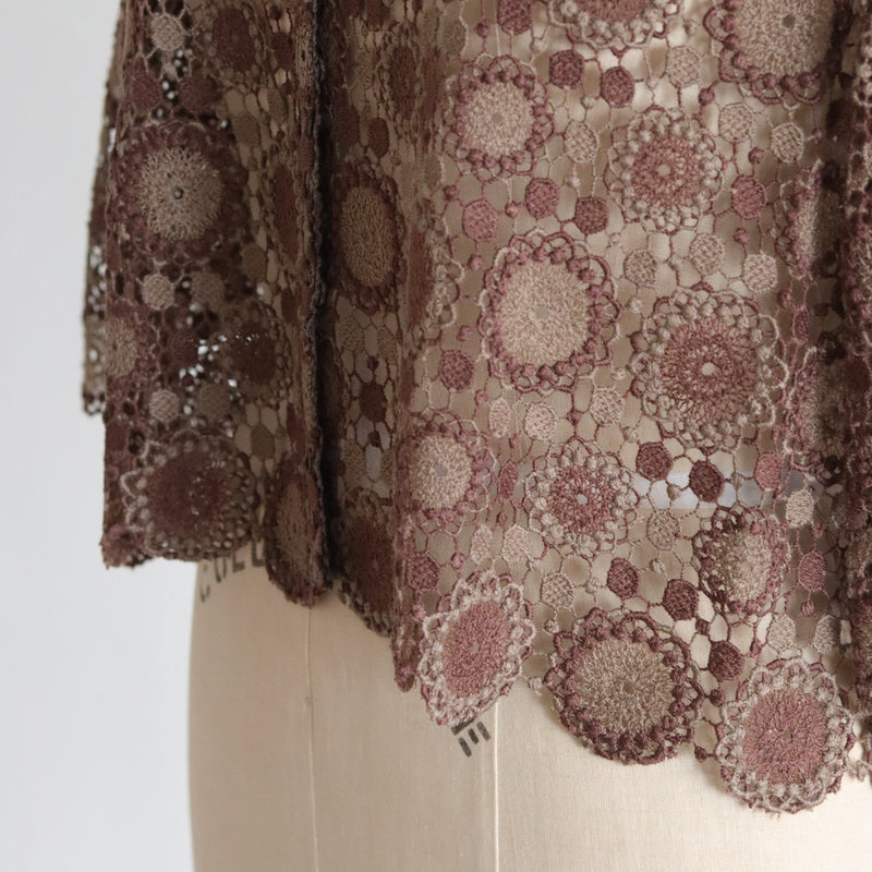 てまりウールケミカルボレロ