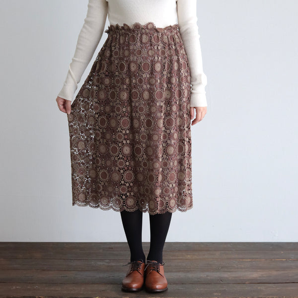 てまりウールケミカルスカート