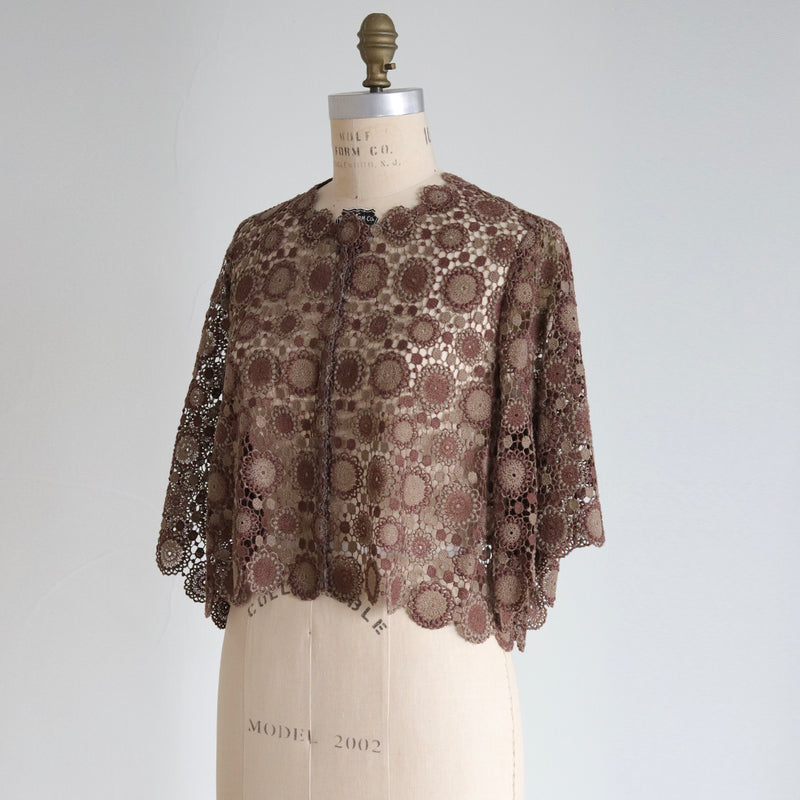 てまりウールケミカルボレロ