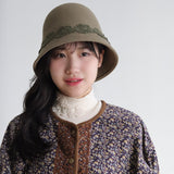 ウールlacyバスク帽