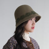 ウールlacyバスク帽