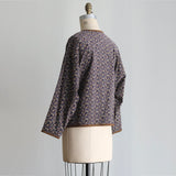 コーデュロイプリントブルゾン