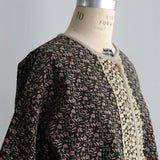 コーデュロイプリントブルゾン