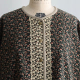 コーデュロイプリントブルゾン