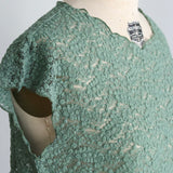 ストレッチペイズリーラッセルプルオーバー