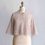 ストレッチペイズリーラッセルボレロ