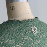 ストレッチペイズリーラッセルノースリーブワンピース