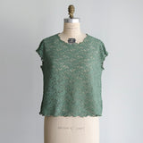 ストレッチペイズリーラッセルプルオーバー