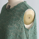 ストレッチペイズリーラッセルノースリーブワンピース