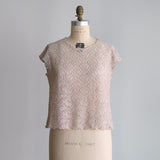 ストレッチペイズリーラッセルプルオーバー