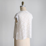 ストレッチペイズリーラッセルプルオーバー