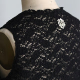 ストレッチペイズリーラッセルノースリーブワンピース