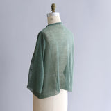 [No. 9263] French Linen Knit Cardigan [Scheduled to arrive late May 2026]