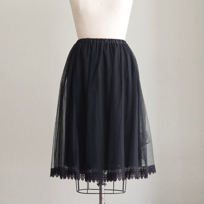 [Scheduled to arrive in late June 2025] Double tulle skirt [Pre-order item/2025ss]