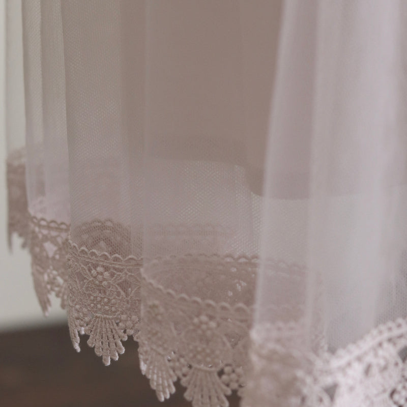 [Scheduled to arrive in late June 2025] Double tulle long skirt [Pre-order item/2025ss]