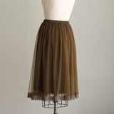 [Scheduled to arrive in late June 2025] Double tulle skirt [Pre-order item/2025ss]