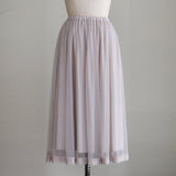 [Scheduled to arrive in late June 2025] Double tulle long skirt [Pre-order item/2025ss]