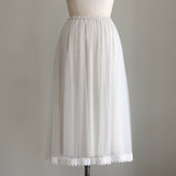 [Scheduled to arrive in late June 2025] Double tulle long skirt [Pre-order item/2025ss]