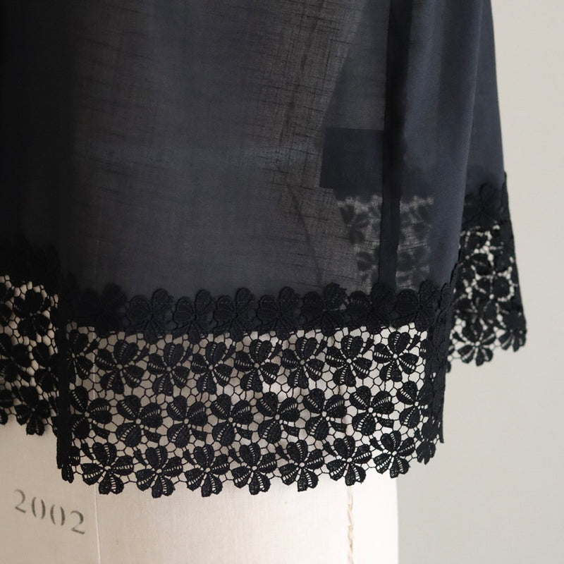 [Scheduled to arrive in mid-February 2025] Cotton Ramie Slub Blouse [Pre-order item/2025ss]