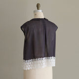 [Scheduled to arrive in mid-February 2025] Cotton Ramie Slub Blouse [Pre-order item/2025ss]