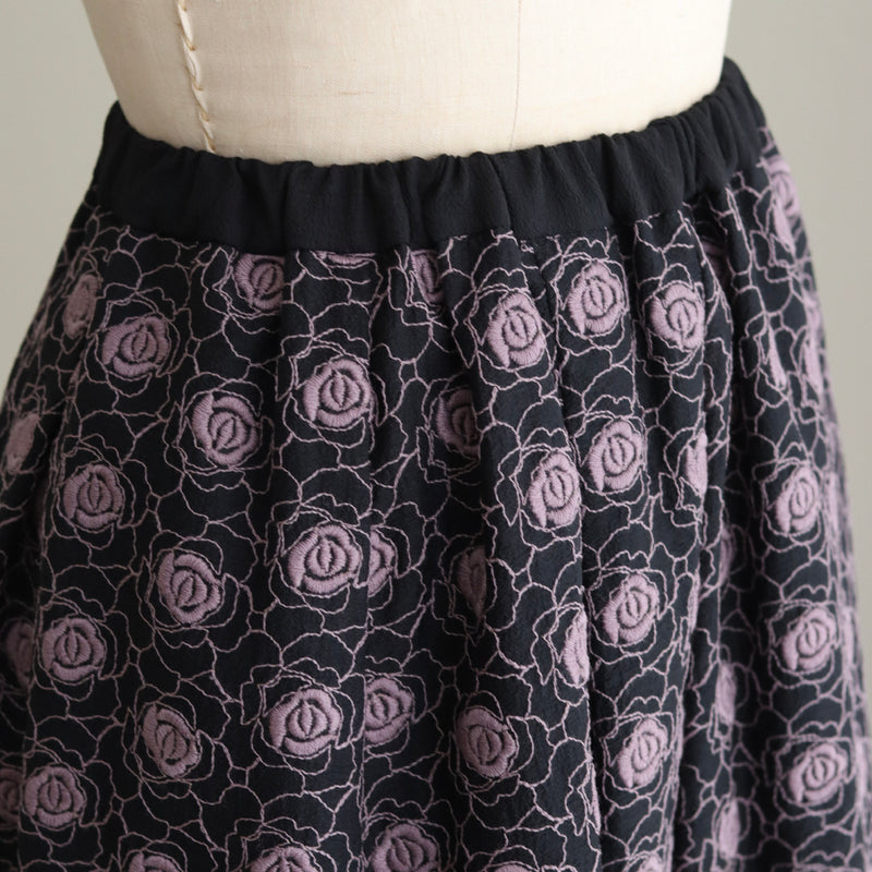 organza花刺繍 スカート