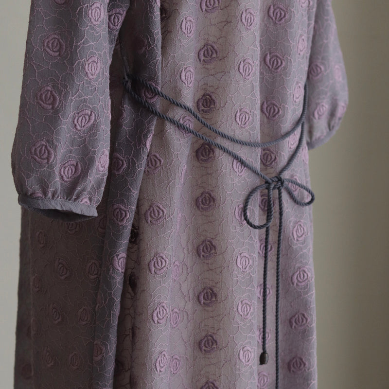 organza花刺繍 ワンピース