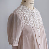 [No.9262] Blus Rompi Katun Washed Natural [Perkiraan Tersedia Akhir Mei 2026]