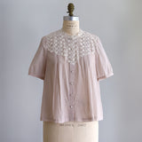 [No.9262] Blus Rompi Katun Washed Natural [Perkiraan Tersedia Akhir Mei 2026]