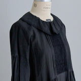 [No.9259] Gaun Kerah Frill Katun Washed Natural [Perkiraan Tersedia Akhir Mei 2026]