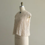 [Scheduled to arrive in late April 2025] Shirring embroidered pullover [Pre-order item/2025ss]