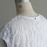 [Scheduled to arrive in late April 2025] Shirring embroidered pullover [Pre-order item/2025ss]
