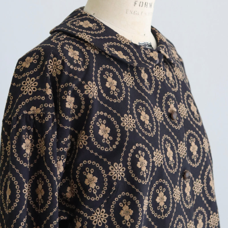 organicコットンemblem刺繍 ブルゾン