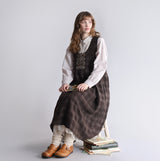 〔No.9333〕ウールタンブラージャンパースカート【2026年10月中旬入荷予定】