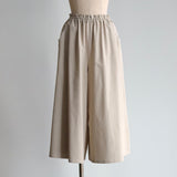 リネンコットンデニムパンツ