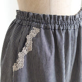 リネンコットンデニムパンツ