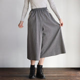 リネンコットンデニムパンツ