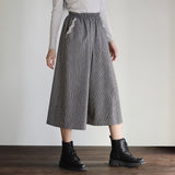 リネンコットンデニムパンツ