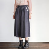 リネンコットンデニムパンツ