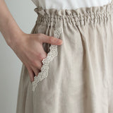 リネンコットンパンツ